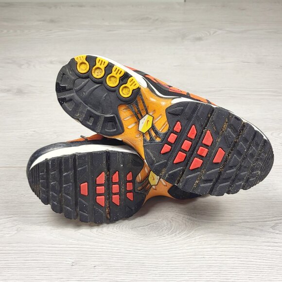 Nike Air Max Plus Sunset Tiger Sneakers – Youth Size 3 - Picture 3 of 3